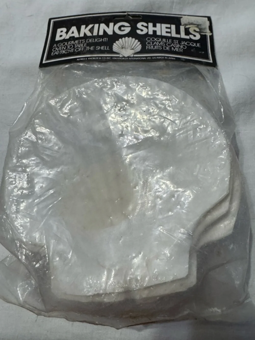 Rare Vintage Alfred E. Knobler Coquilles Saint-Jacques Shells A Gourmet Delight